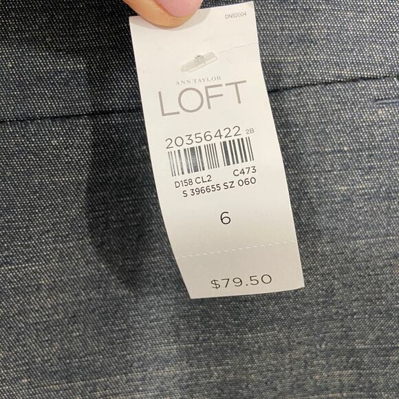 Loft Marissa Dress Work Pants Gray Size 6 - Picture 11 of 12